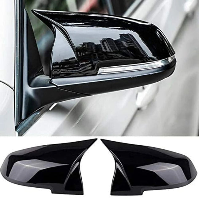 BMW 3 Series F30 Saloon Gloss Black Car Side Mirror Covers