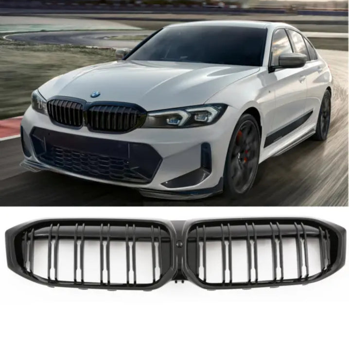 BMW G20 G21 Lci Grilles Gloss Black - BMW Body Kits Performance Styling