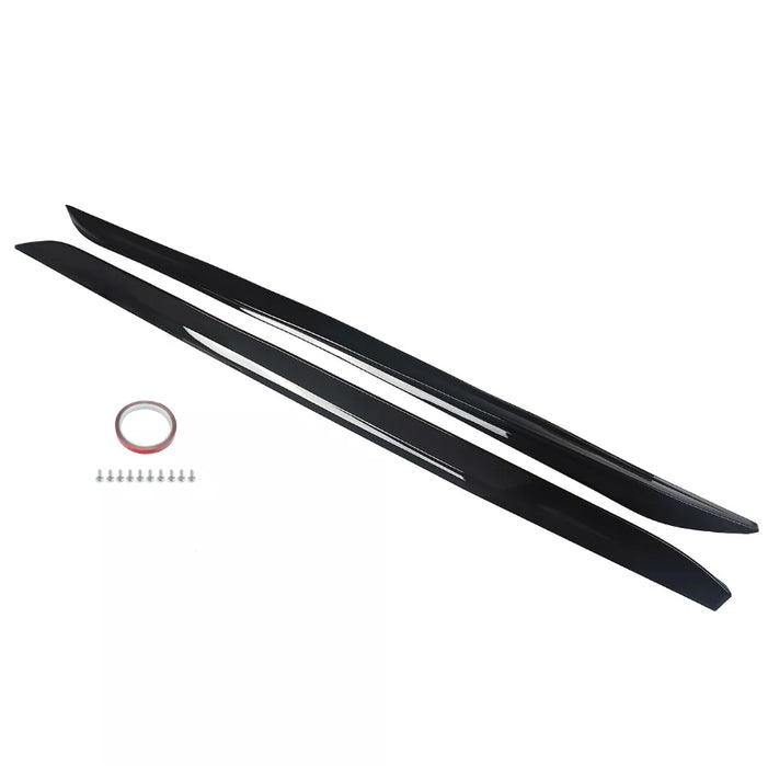 BMW 3 Series G20 Touring Gloss Black Car Side Extension Blades