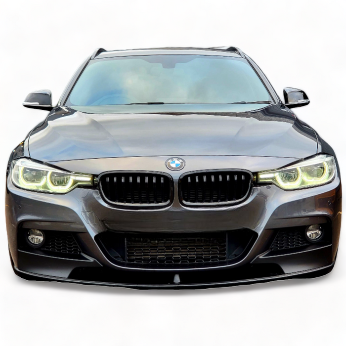 BMW 3 Series F30 F31 matte Black Front Splitter