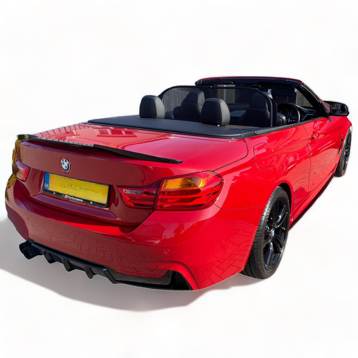 BMW 4 Series F33 Convertible Gloss Black Boot Spoiler M4 Style