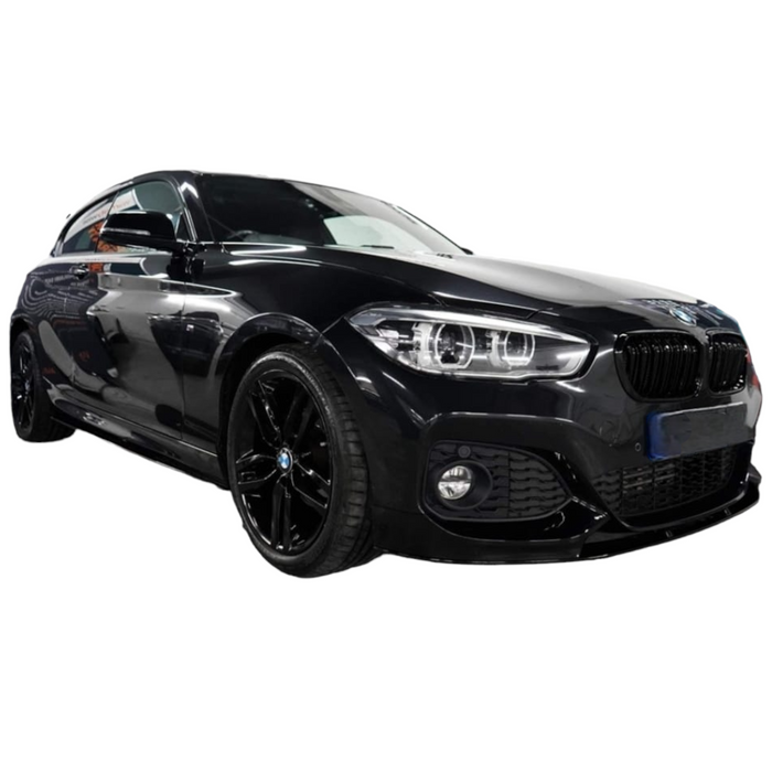 BMW F20 LCI 1 Series Hatchback Gloss Black Front Splitter