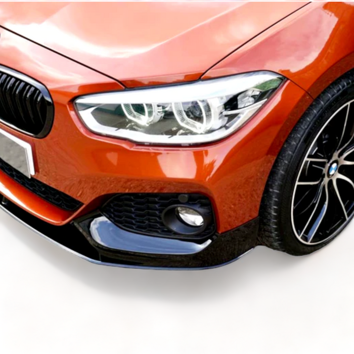 Front SplitterGloss BlackFits BMW 1 Series F20-F21 LCI