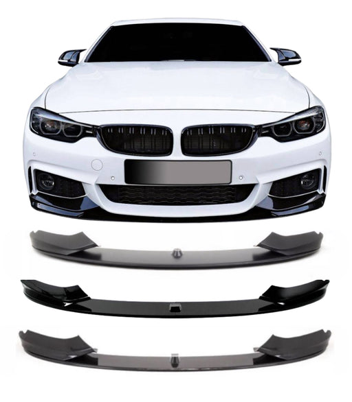 F32 4 series Splitter
F36 gran coupe
F33 convertible 
Gloss black 
Lip balance 
BMW 
Front splitter 
M performance 
440i
320d
335i
335d coupe