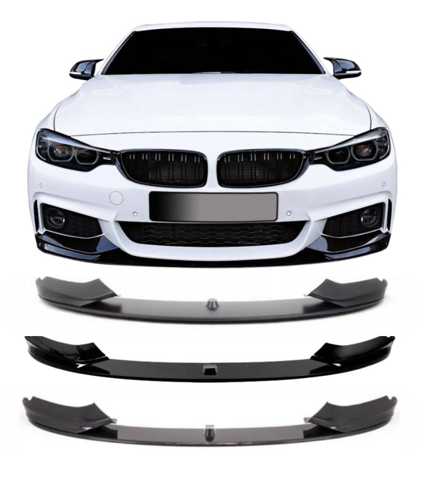 F32 4 series Splitter
F36 gran coupe
F33 convertible 
Gloss black 
Lip balance 
BMW 
Front splitter 
M performance 
440i
320d
335i
335d coupe 