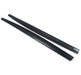 BMW 4 Series F32 Coupe Gloss Black Matte Black Carbon Look Car Side Extension Blades - Auto Kits