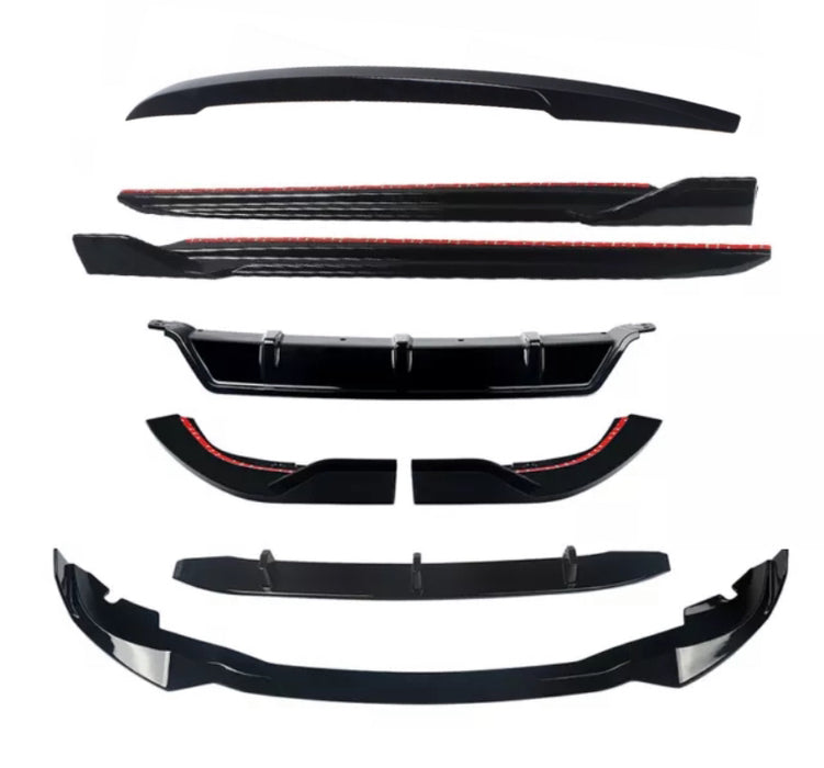 BMW G05 X5 Kit Gloss Black Full BodyKit Splitter Diffuser Spoiler 2018+ - Auto Kits