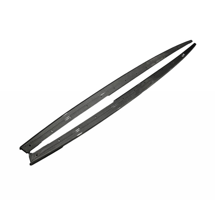 BMW 3 Series F30 Saloon Gloss Black / Matte Black / Carbon Look Car Side Extension Blades