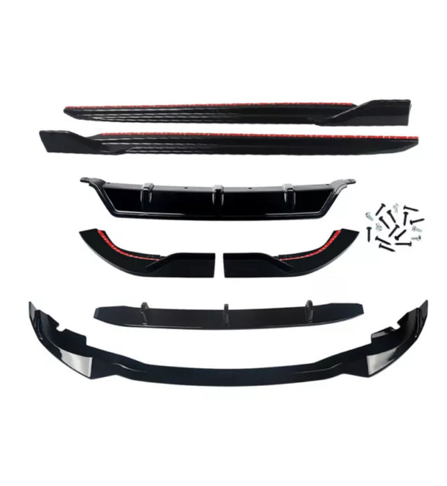 BMW G05 X5 Kit Gloss Black Full BodyKit Splitter Diffuser Spoiler 2018+ - Auto Kits